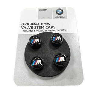 Ковпачки на ніпель з логотипом авто BMW чорного кольору 521840 фото