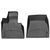 3D коврики для BMW X5 G05, X6 G06, X7 G07, XM G09 2018- черные передние WeatherTech 4415071 141166 фото