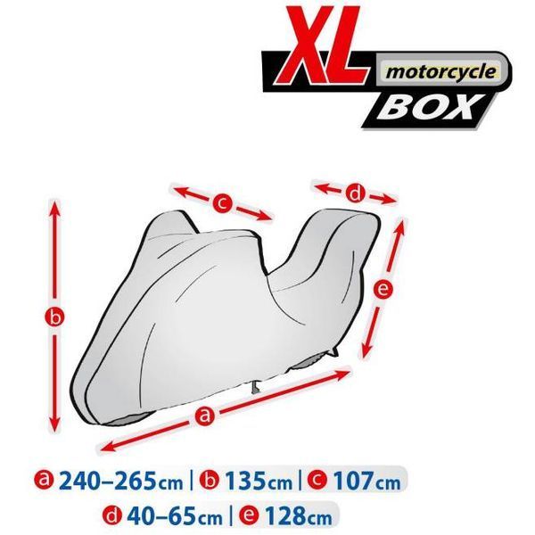 Чохол тент для мотоцикла Kegel Basic Garage XL Motorcycle Box 240-265см 408108 фото Чохол тент для мотоцикла Kegel Basic Garage XL Motorcycle Box 240-265см 408108 фото