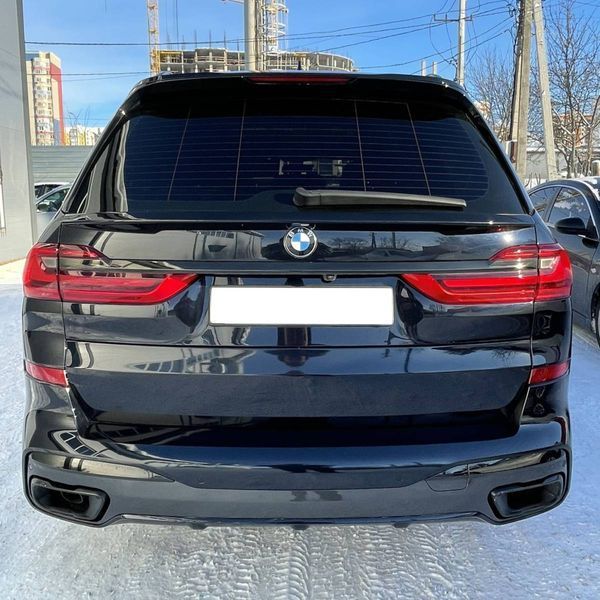Спойлер на машину BMW X7 G07 2018- нижний черный глянец 431261 фото