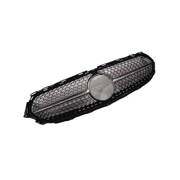 Решетка радиатора на Mercedes E-class W213 2020-2023 Diamond Silver под камеру 522032 фото
