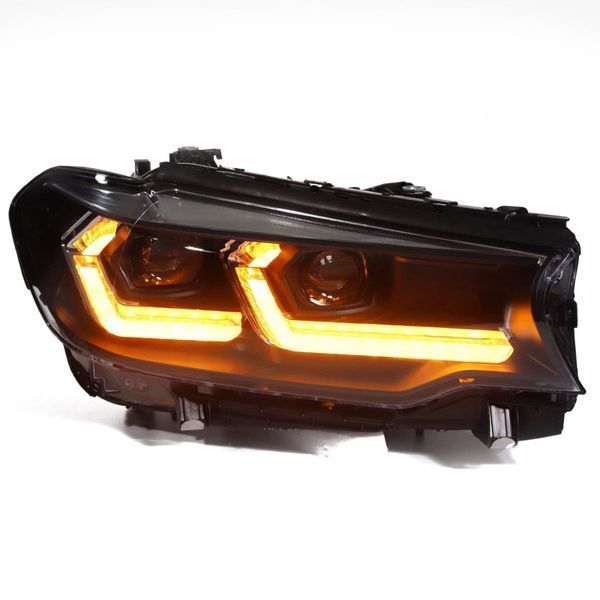 Передні фари на BMW 5 Series G30 2017-2020 FULL LED замість оригінальних ксенонових фар 2020 look 430403 фото Передні фари на BMW 5 Series G30 2017-2020 FULL LED замість оригінальних ксенонових фар 2020 look 430403 фото