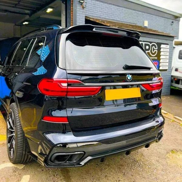 Спойлер на машину BMW X7 G07 2018- нижний черный глянец 431261 фото