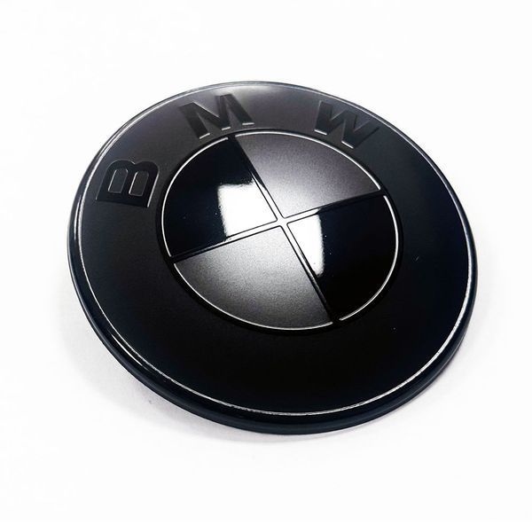 Автологотип шильдик эмблема BMW 3 E90, E91, E93 2005-2013 чорна задня 424726 фото