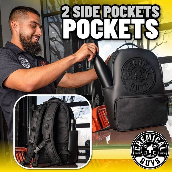 Рюкзак Chemical Guys Legacy Stealth Multipurpose Backpack for Travel, Work, School, and Detailing with Laptop Sleeve 408601 фото