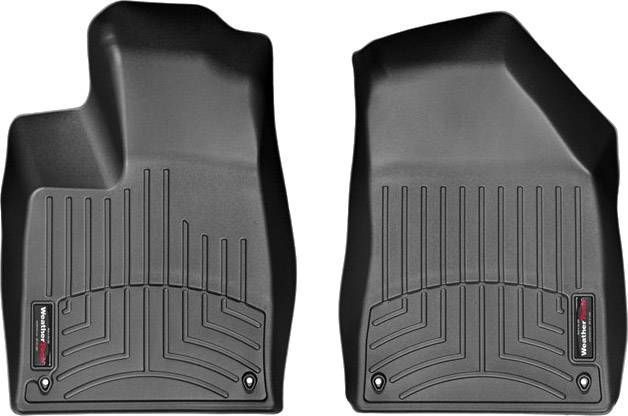 3D коврики для Chrysler 200 2015- черные передние WeatherTech 446891 239796 фото