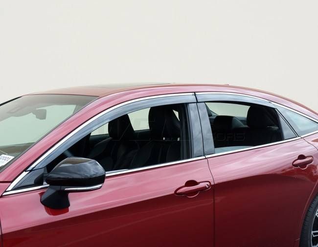 Дефлекторы окон на Toyota Avalon 2019- с хром молдингом WELLvisors 3-847TY056 162717 фото