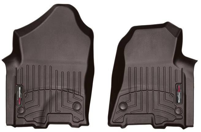 3D килимки для Dodge Ram 2019- какао передні WeatherTech 4714281 98164 фото