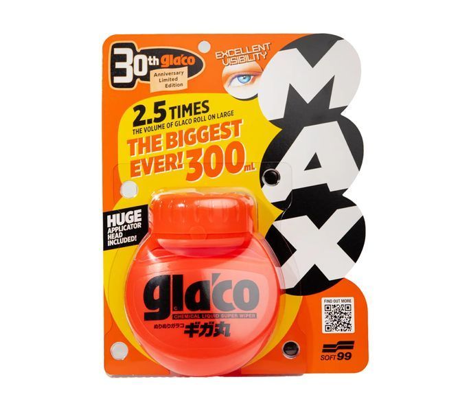 Антидождь для стекол Soft99 Glaco Roll On Max 300 мл 430787 фото