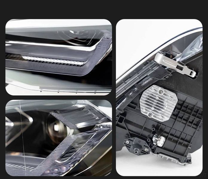 Передні фари на BMW 5 Series G30 2017-2020 FULL LED замість оригінальних ксенонових фар 2020 look 430403 фото Передні фари на BMW 5 Series G30 2017-2020 FULL LED замість оригінальних ксенонових фар 2020 look 430403 фото