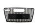 Решетка радиатора на Audi A7 2010-2014 в стиле RS7 Chrome Black 427325 фото 3