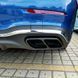 Накладки на вихлоп для Mercedes-Benz C-class W206 2021- AMG Line Черный глянец 522512 фото 2