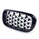 Решітка радіатора на BMW X5 F15, X6 F16 2013-2018 Diamond Black 355180 фото 2