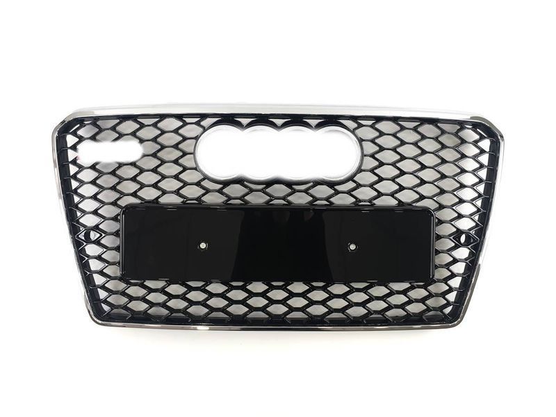 Решетка радиатора на Audi A7 2010-2014 в стиле RS7 Chrome Black 427325 фото Решетка радиатора на Audi A7 2010-2014 в стиле RS7 Chrome Black 427325 фото