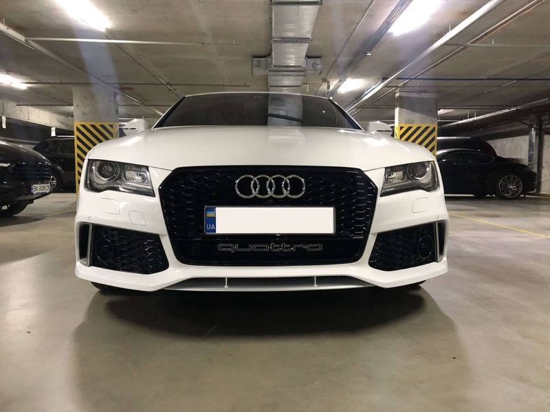 Передний бампер на Audi A7 2010-2014 в стиле RS7 V2 429826 фото
