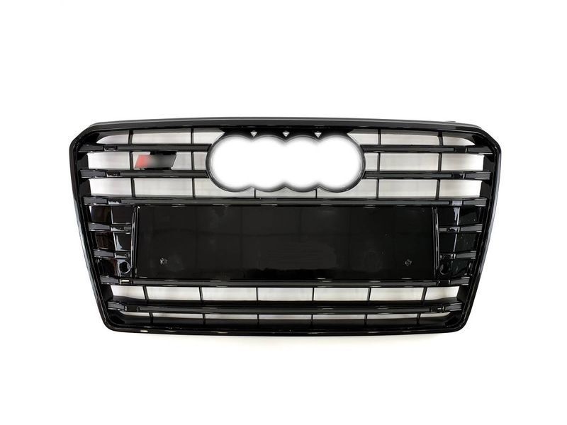 Решетка радиатора на Audi A7 2010-2014 в стиле S7 Black 427404 фото