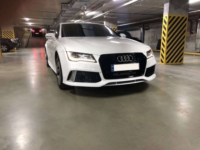 Передний бампер на Audi A7 2010-2014 в стиле RS7 V2 429826 фото