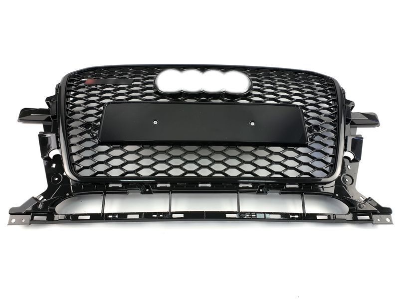 Решетка радиатора на Audi Q5 2012-2016 в стиле RSQ5 Black 429943 фото