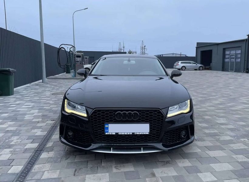 Передний бампер на Audi A7 2010-2014 в стиле RS7 V2 429826 фото