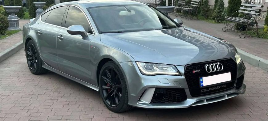 Передний бампер на Audi A7 2010-2014 в стиле RS7 V2 429826 фото