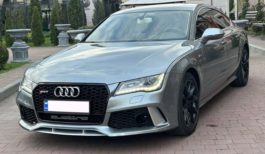 Передний бампер на Audi A7 2010-2014 в стиле RS7 V2 429826 фото