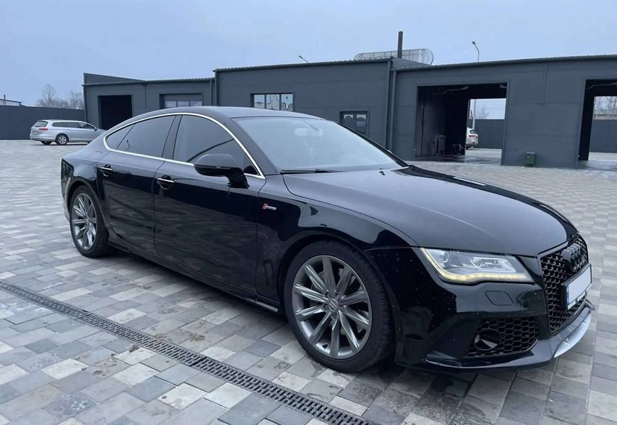Передний бампер на Audi A7 2010-2014 в стиле RS7 V2 429826 фото