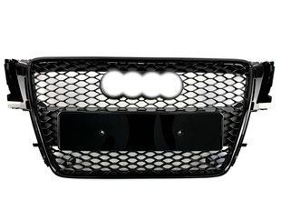 Решітка радіатора на Audi A5 2007-2011 стиль RS5 Black 429937 фото