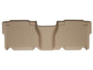 3D килимки для Toyota Tundra 2007-2012 Crew Max бежеві задні WeatherTech 450933 46949 фото