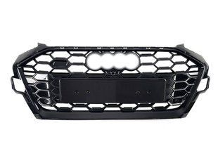 Решітка радіатора на Audi A4 B9 2019- стиль S4 Full Black Gloss 429953 фото