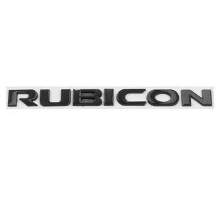 Автологотип емблема напис Jeep Rubicon black 415042 фото