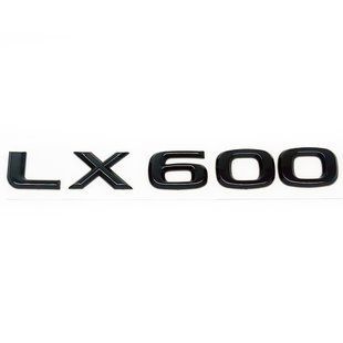 Автологотип шильдик эмблема надпись Lexus LX600 2022- Black Еdition на кришку багажника 523263 фото