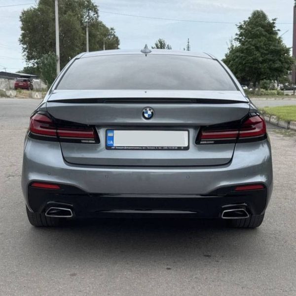 Спойлер на BMW 5 G30 2017-2022 стиль M-Performance чорний глянець 429874 фото