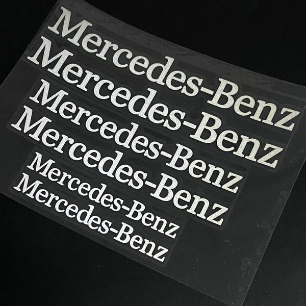 Наклейки на суппорт Mercedes белые 426115 фото