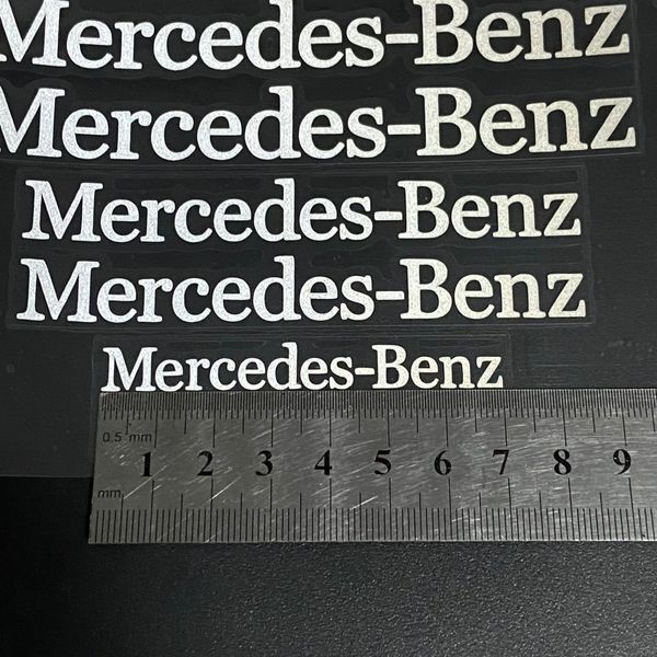 Наклейки на суппорт Mercedes белые 426115 фото