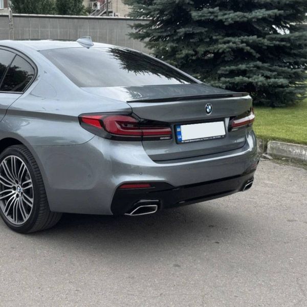 Спойлер на BMW 5 G30 2017-2022 стиль M-Performance чорний глянець 429874 фото