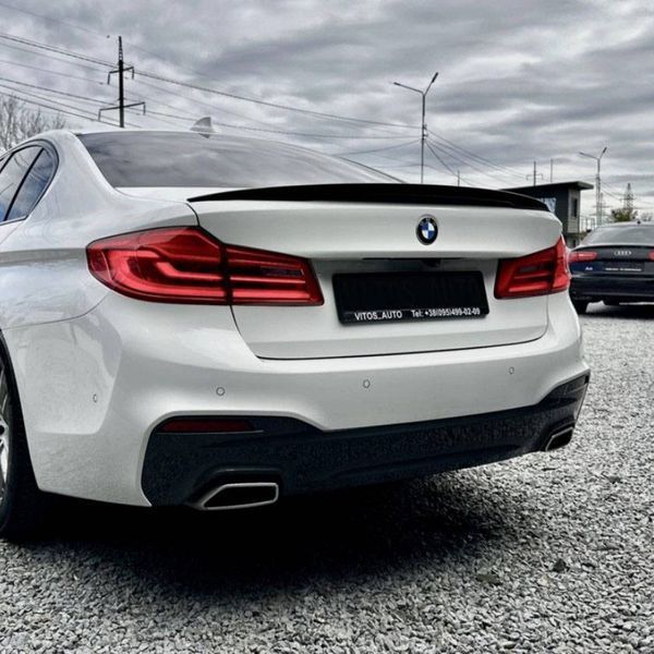 Спойлер на BMW 5 G30 2017-2022 стиль M-Performance чорний глянець 429874 фото