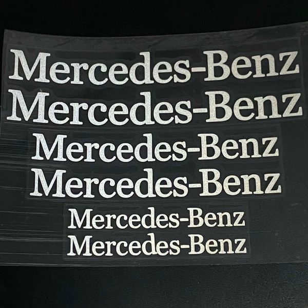 Наклейки на суппорт Mercedes белые 426115 фото