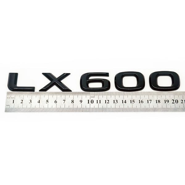 Автологотип шильдик эмблема надпись Lexus LX600 2022- Black Еdition на кришку багажника 523263 фото
