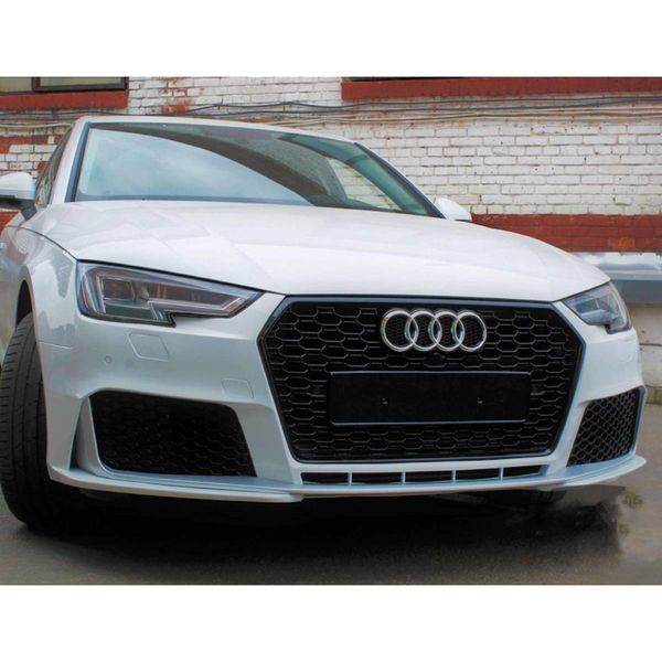 Передній бампер на Audi A4 B9 2015-2019 стиль RS4 240579 фото