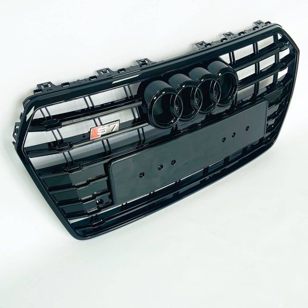 Решетка радиатора на Audi A7 2014-2017 в стиле S7 Black 427405 фото