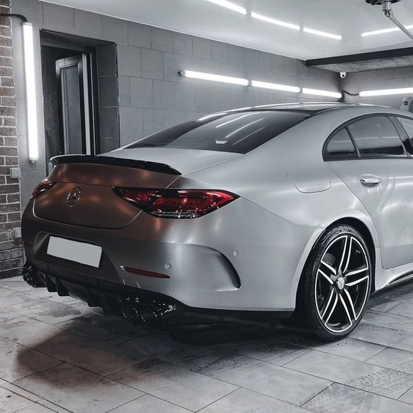 Спойлер на Mercedes CLS-class C257 2018- AMG 53 style чорний глянець 431098 фото