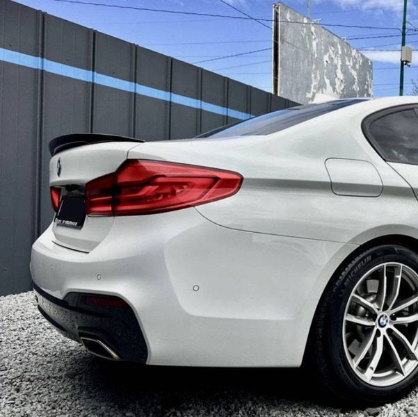 Спойлер на BMW 5 G30 2017-2022 стиль M-Performance чорний глянець 429874 фото