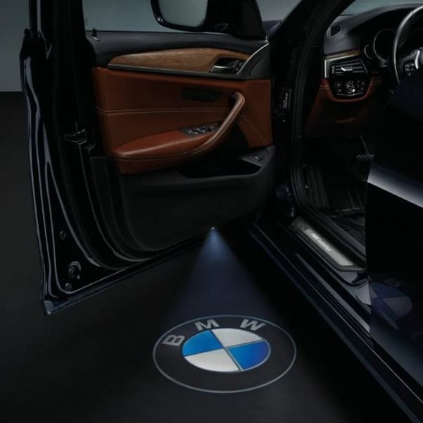 Проектор дверей BMW LED оригінал 63312468386 68мм 415575 фото