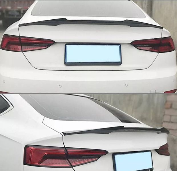 Спойлер на Audi A5 2017-2024 M4 style чорний глянець 431151 фото