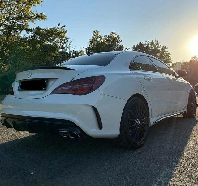 Спойлер на машину Mercedes CLA-class C117 2013-2017 черный глянец 428806 фото
