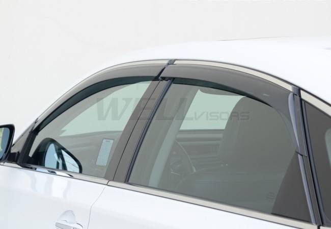 Дефлектори вікон для Toyota Avalon 2013-2018 з хром молдингом WELLvisors 3-847TY050 162716 фото
