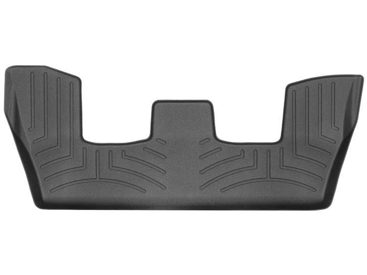 3D килимки для Audi Q7 2016- чорні 3 ряд WeatherTech 448873 46142 фото