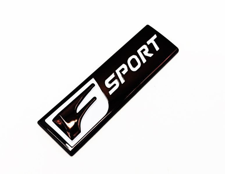 Автологотип емблема Lexus F Sport Black Еdition 100мм чорний глянець 521789 фото