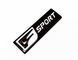 Автологотип емблема Lexus F Sport Black Еdition 100мм чорний глянець 521789 фото 6
