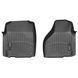 3D килимки для Dodge Ram 2013-2018 Regular, Quad Cab чорні передні WeatherTech 444651 120255 фото 1